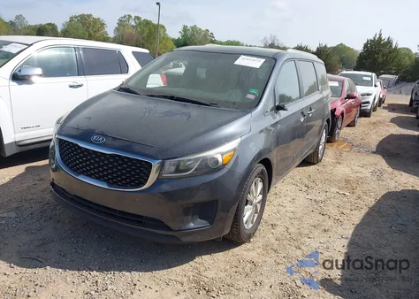 2015 Kia Sedona Lx из США, поврежденный, VIN KNDMB5C10F6065899
